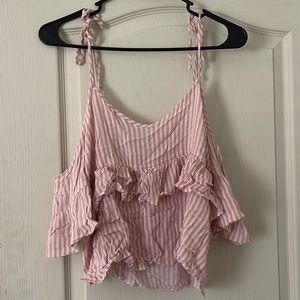 American Eagle Pink Summer Blouse